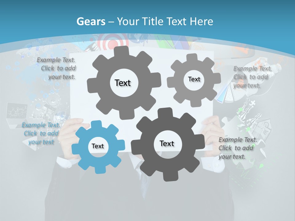 Book Chart Goals PowerPoint Template