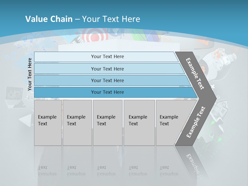 Book Chart Goals PowerPoint Template
