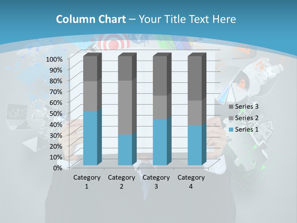 Book Chart Goals PowerPoint Template