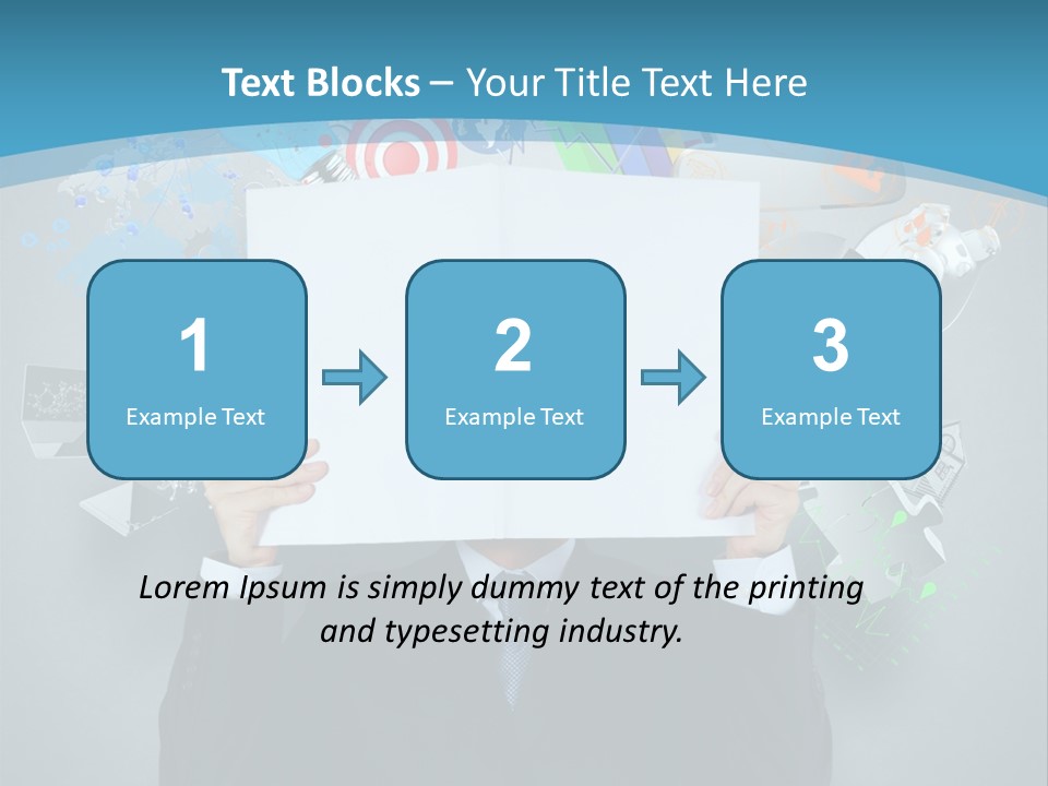 Book Chart Goals PowerPoint Template