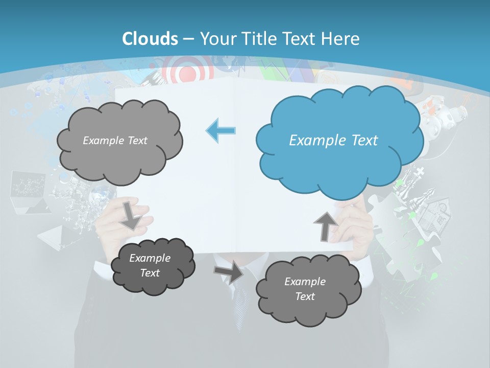 Book Chart Goals PowerPoint Template