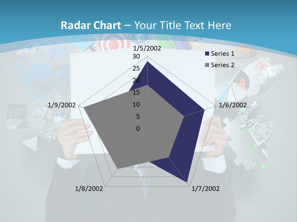Book Chart Goals PowerPoint Template