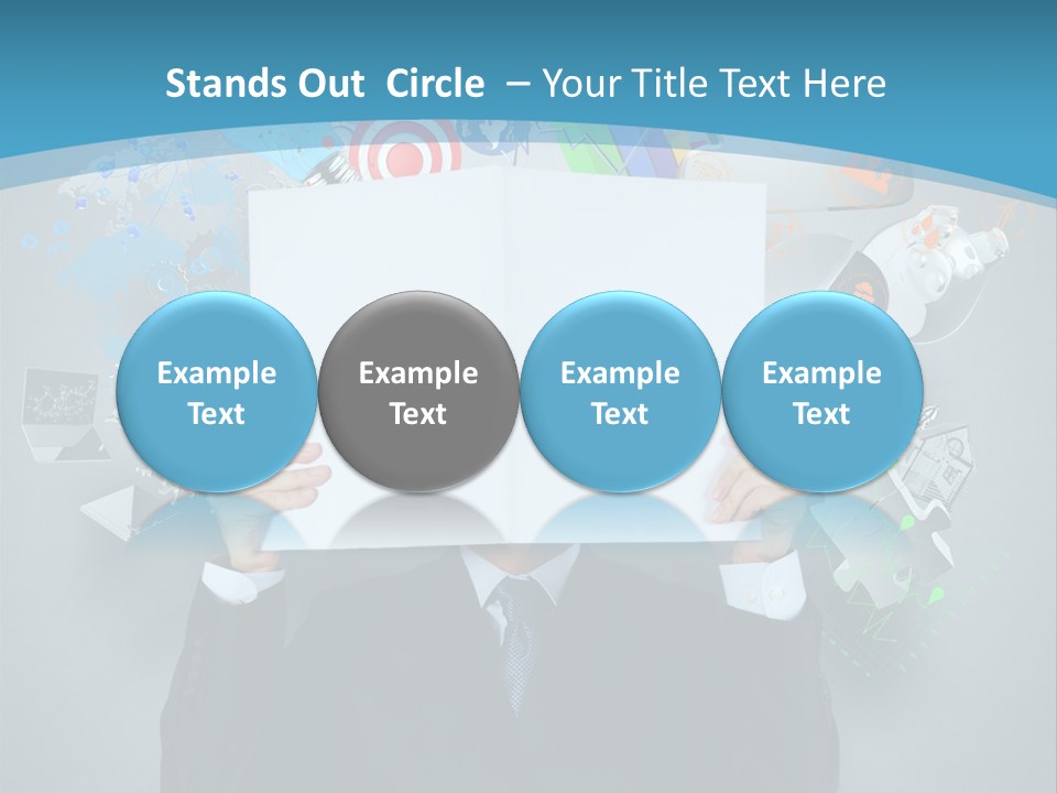 Book Chart Goals PowerPoint Template