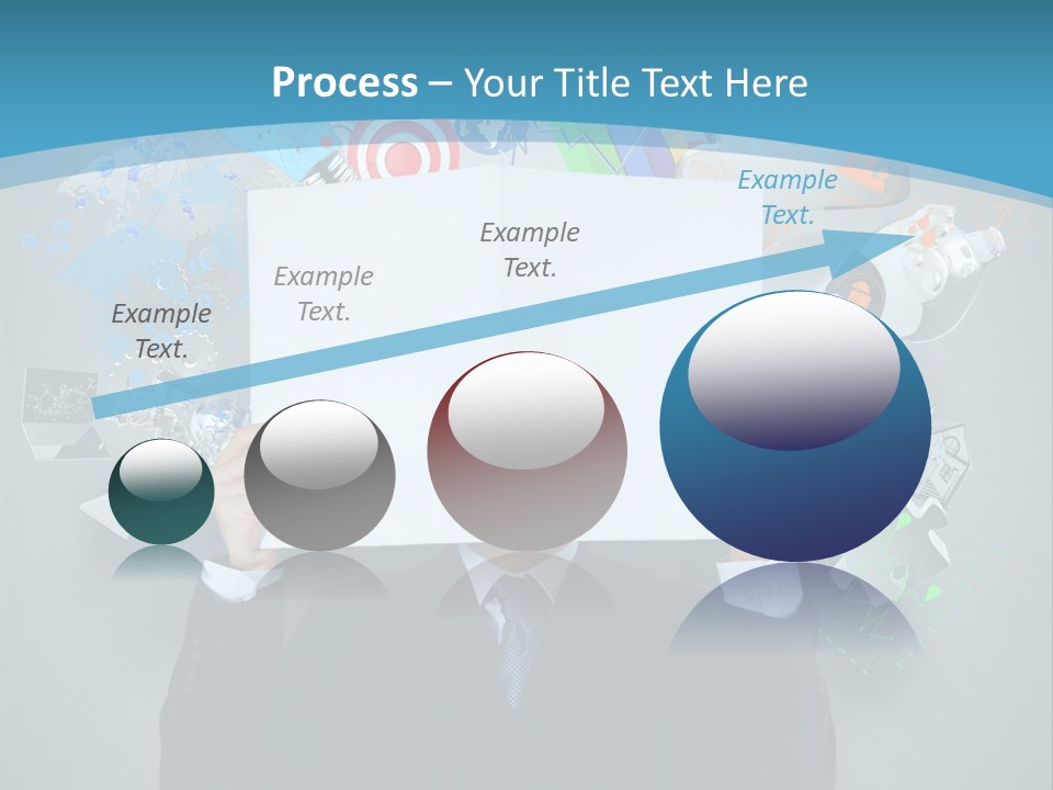 Book Chart Goals PowerPoint Template