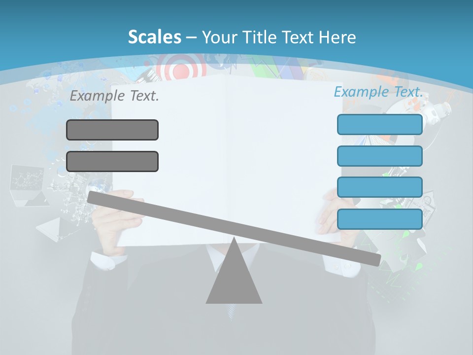 Book Chart Goals PowerPoint Template