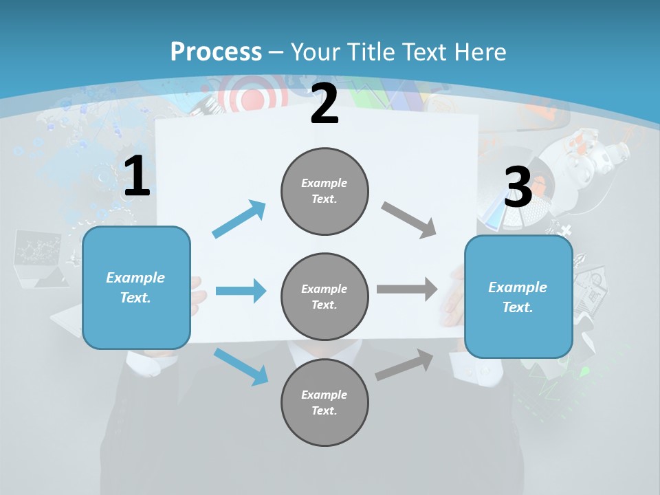 Book Chart Goals PowerPoint Template
