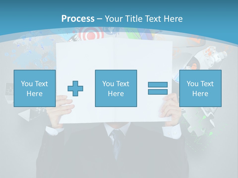 Book Chart Goals PowerPoint Template
