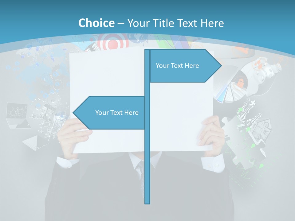 Book Chart Goals PowerPoint Template