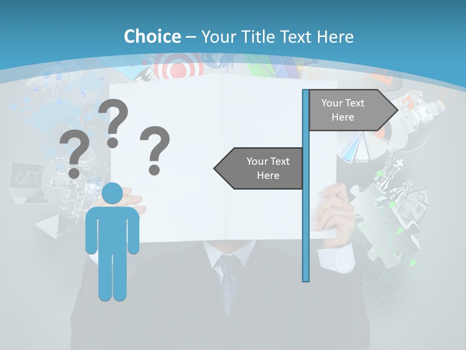Book Chart Goals PowerPoint Template