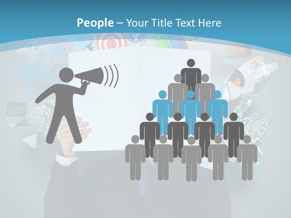 Book Chart Goals PowerPoint Template