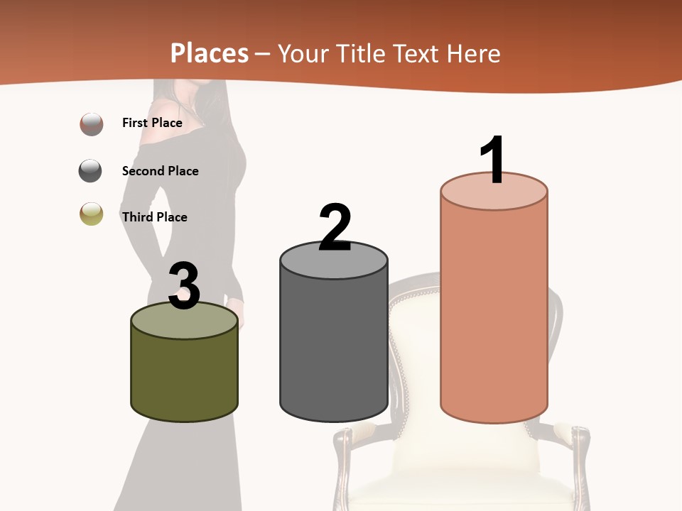 Elegance Indoors Women PowerPoint Template