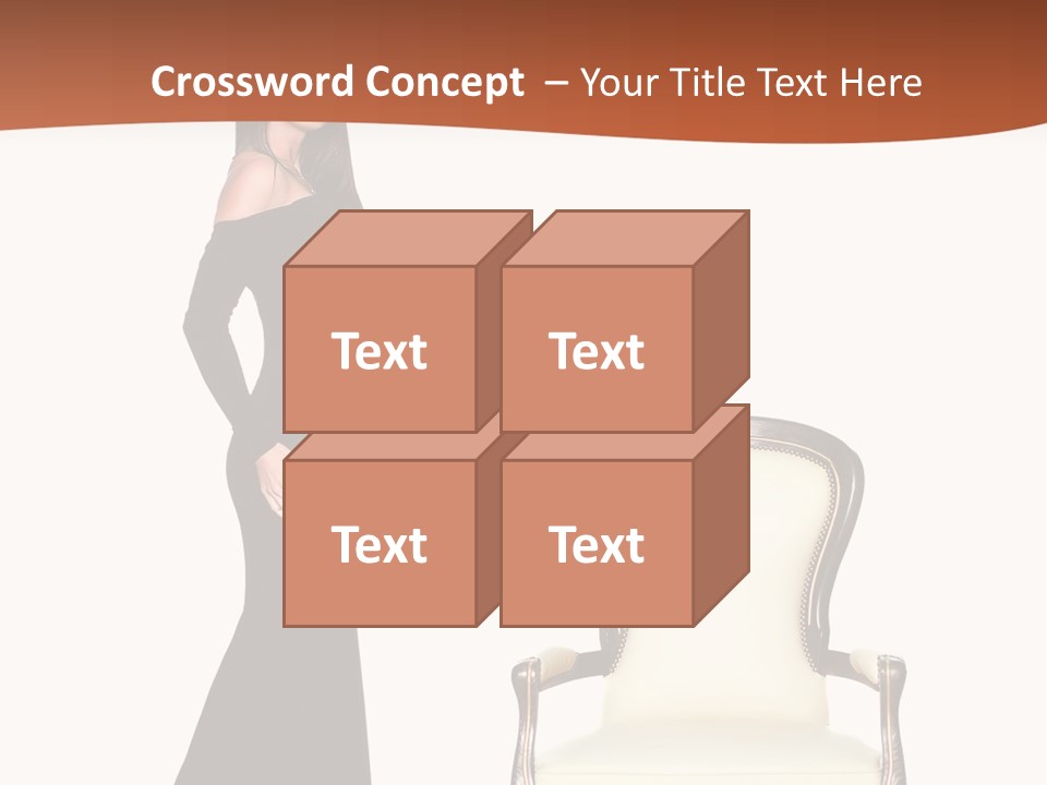 Elegance Indoors Women PowerPoint Template