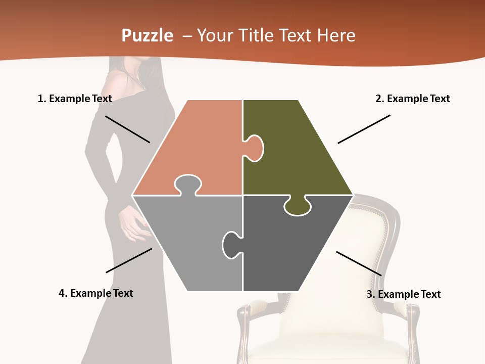 Elegance Indoors Women PowerPoint Template