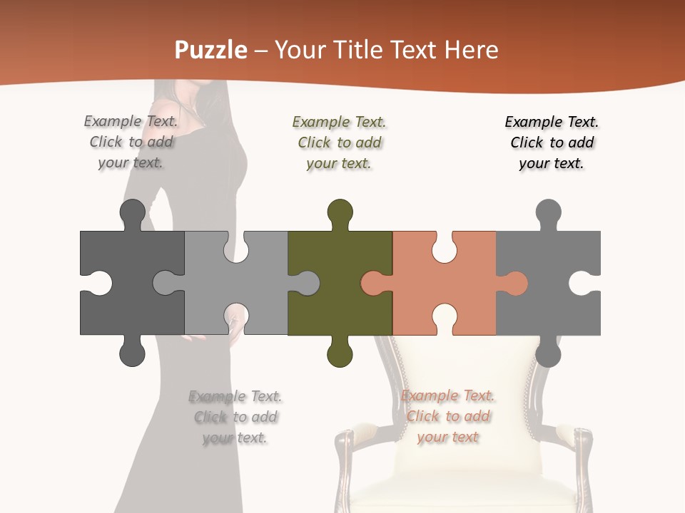 Elegance Indoors Women PowerPoint Template