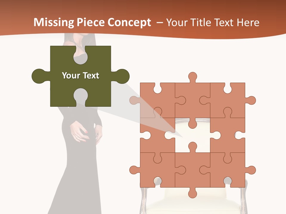 Elegance Indoors Women PowerPoint Template