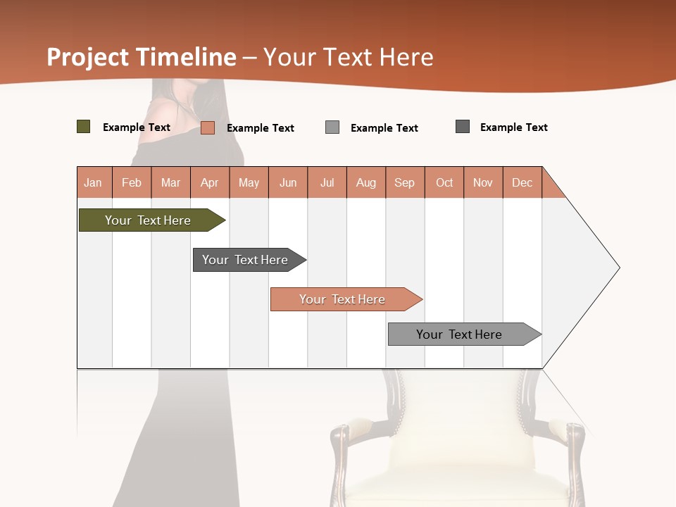 Elegance Indoors Women PowerPoint Template
