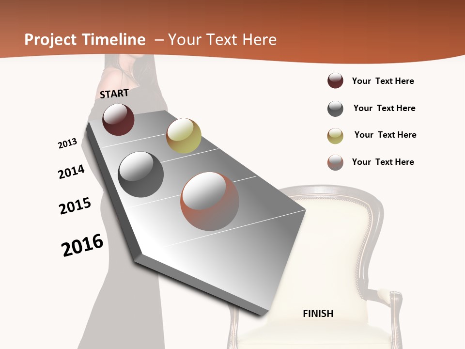 Elegance Indoors Women PowerPoint Template