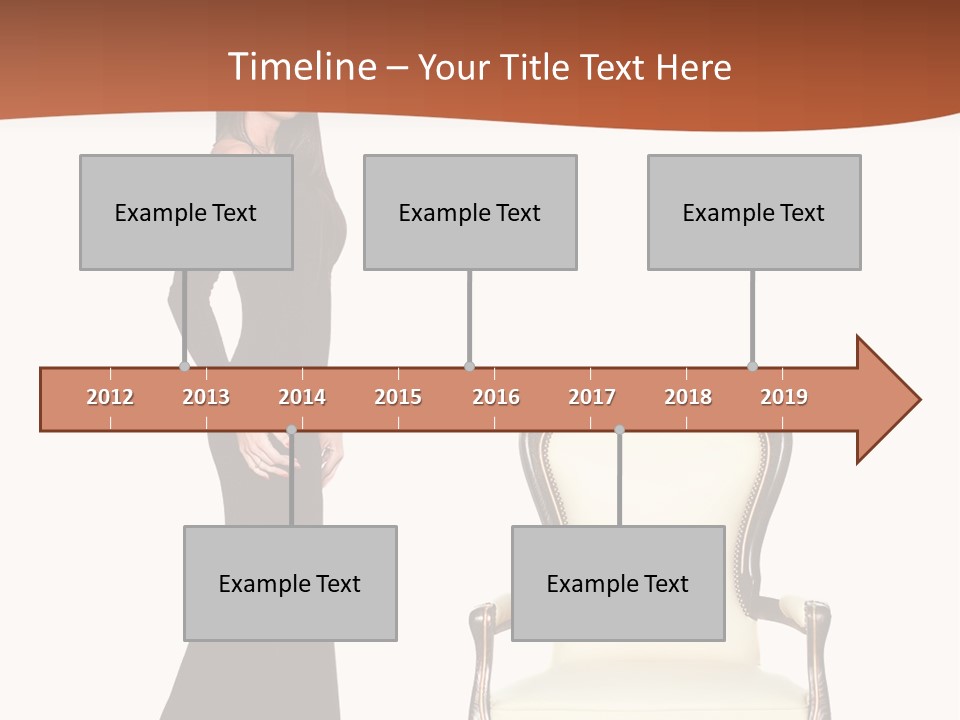 Elegance Indoors Women PowerPoint Template