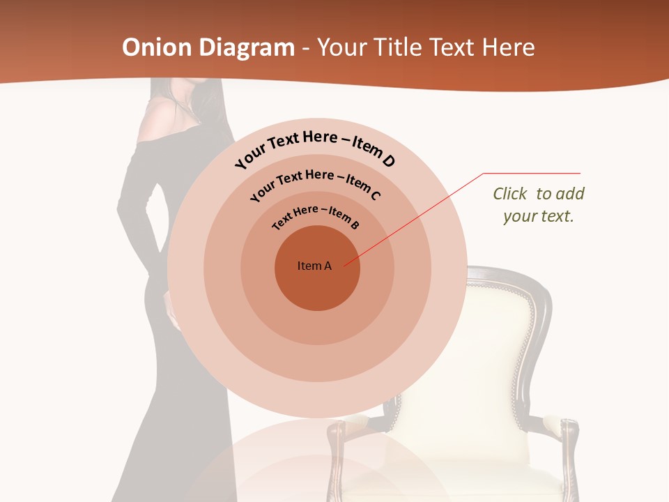 Elegance Indoors Women PowerPoint Template