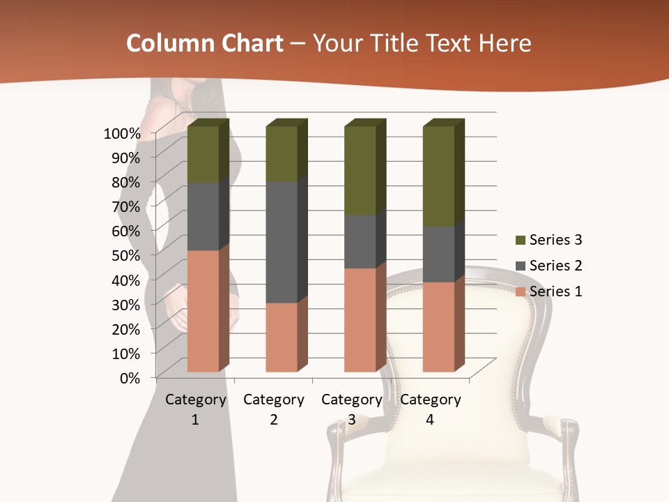 Elegance Indoors Women PowerPoint Template