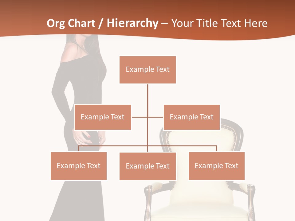 Elegance Indoors Women PowerPoint Template