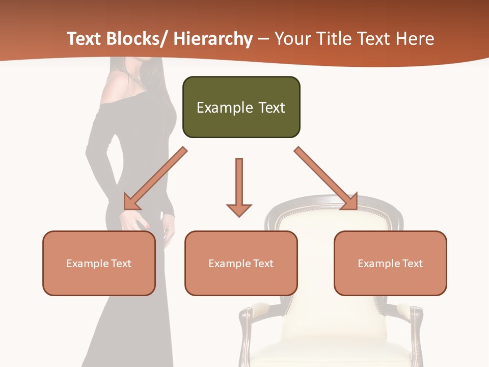 Elegance Indoors Women PowerPoint Template