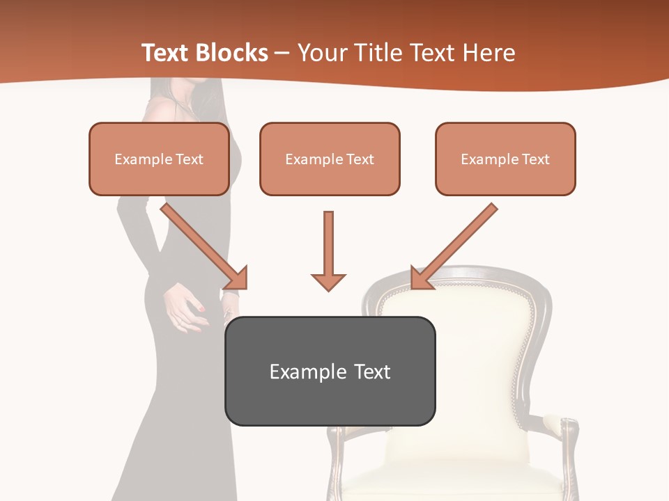 Elegance Indoors Women PowerPoint Template