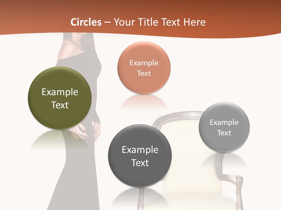 Elegance Indoors Women PowerPoint Template