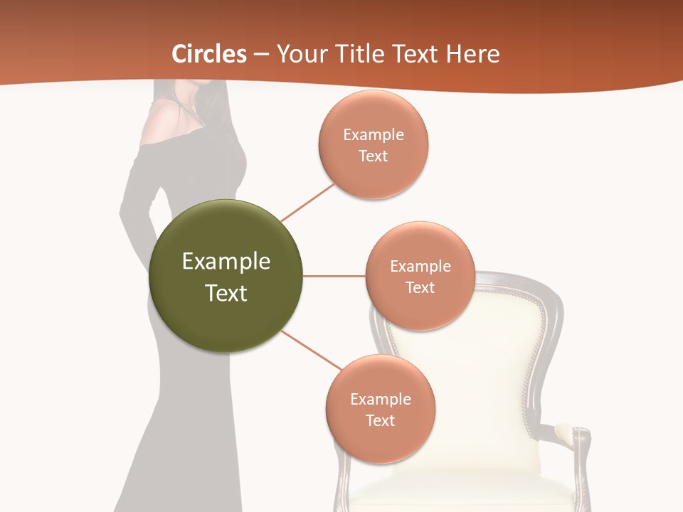 Elegance Indoors Women PowerPoint Template