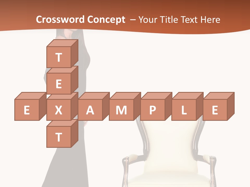 Elegance Indoors Women PowerPoint Template