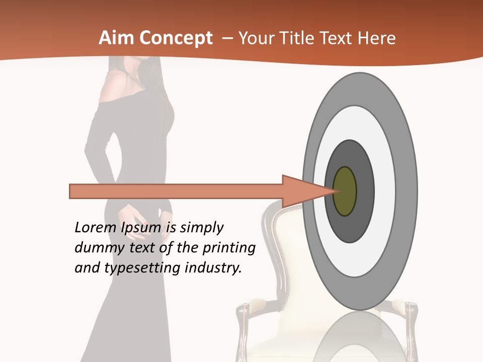 Elegance Indoors Women PowerPoint Template