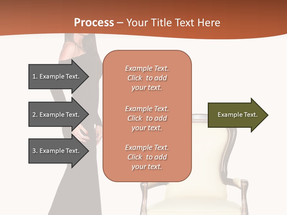 Elegance Indoors Women PowerPoint Template