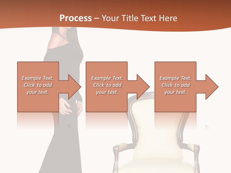 Elegance Indoors Women PowerPoint Template