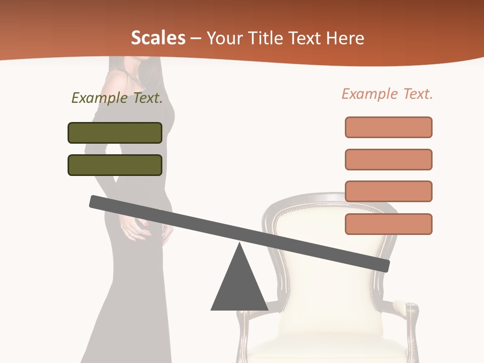 Elegance Indoors Women PowerPoint Template