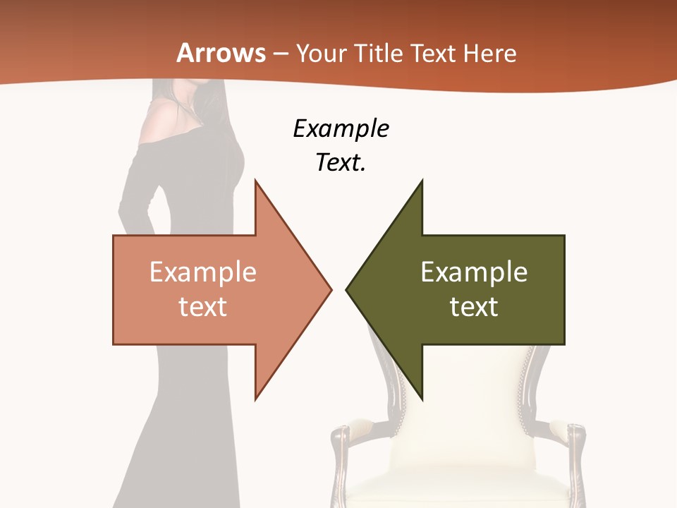 Elegance Indoors Women PowerPoint Template