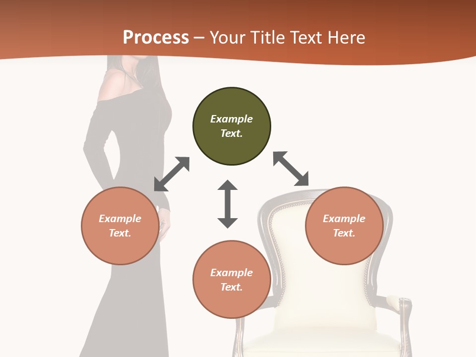 Elegance Indoors Women PowerPoint Template