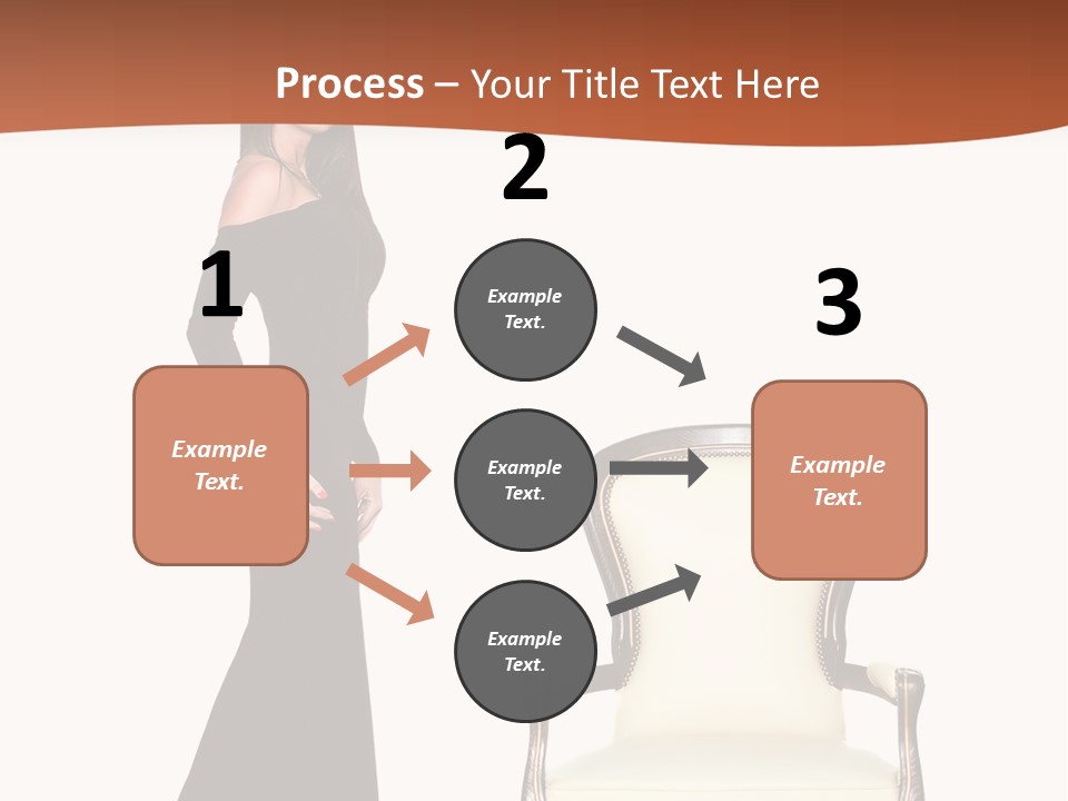 Elegance Indoors Women PowerPoint Template