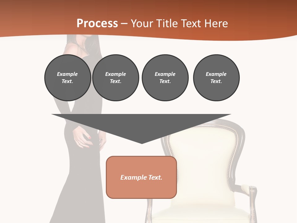 Elegance Indoors Women PowerPoint Template