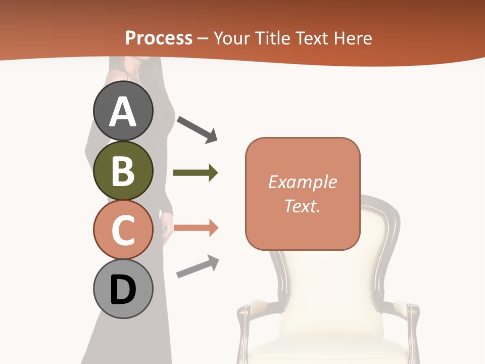 Elegance Indoors Women PowerPoint Template