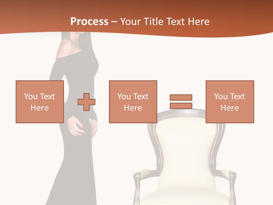 Elegance Indoors Women PowerPoint Template