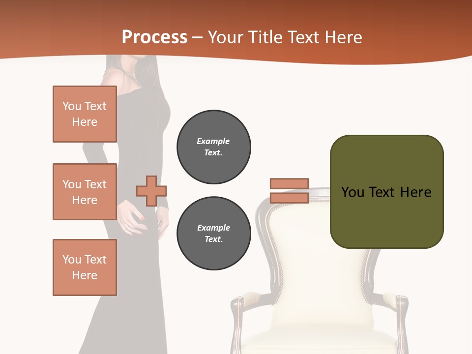Elegance Indoors Women PowerPoint Template