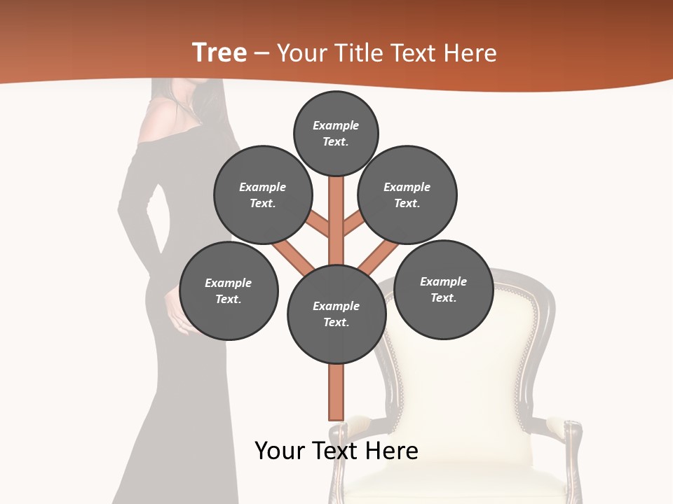 Elegance Indoors Women PowerPoint Template