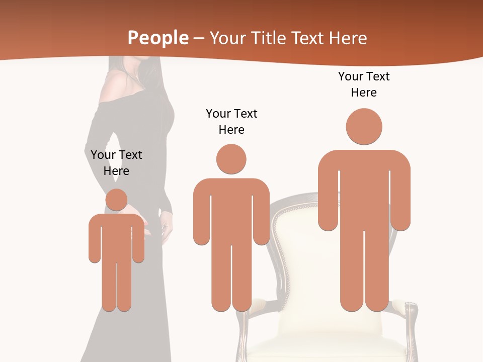 Elegance Indoors Women PowerPoint Template