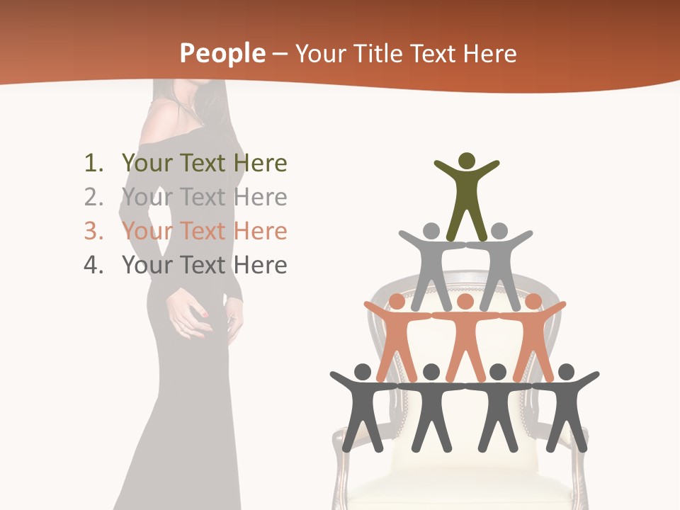 Elegance Indoors Women PowerPoint Template