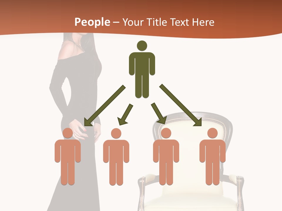 Elegance Indoors Women PowerPoint Template