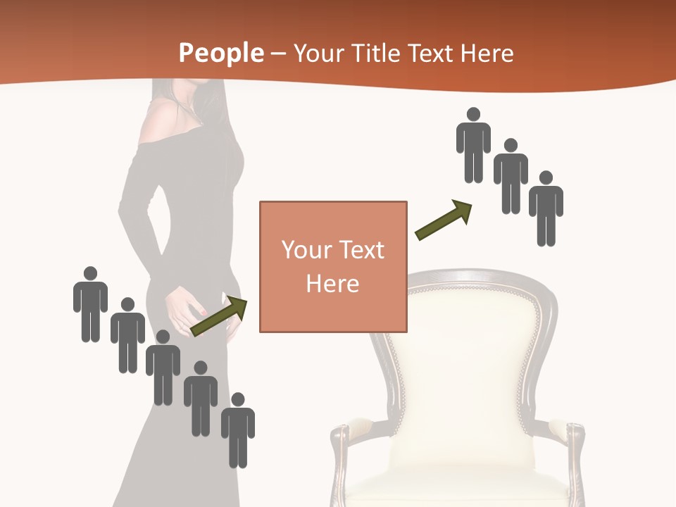 Elegance Indoors Women PowerPoint Template