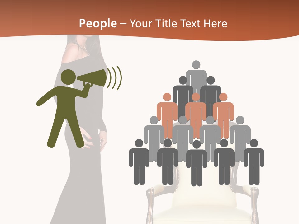 Elegance Indoors Women PowerPoint Template