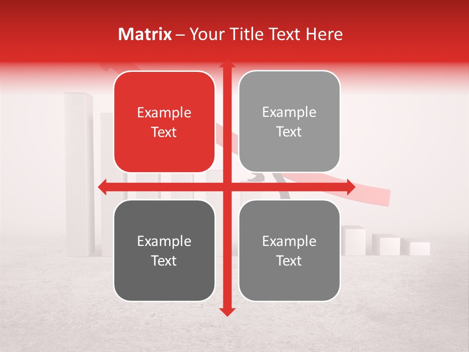 Arrow Moving Continental PowerPoint Template