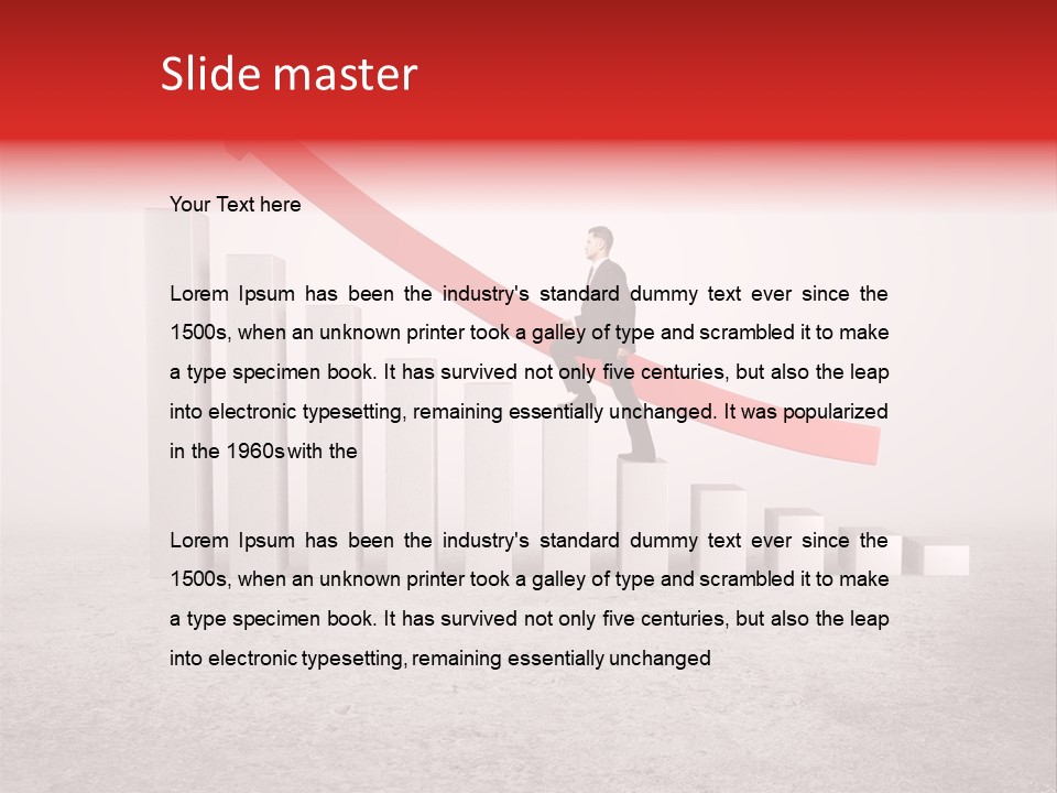 Arrow Moving Continental PowerPoint Template