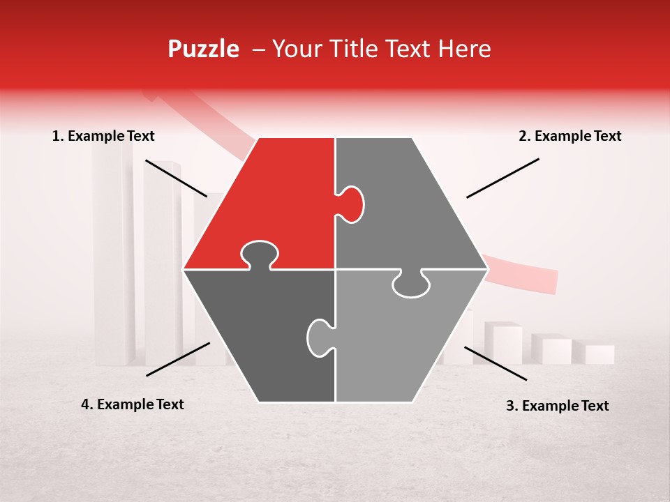 Arrow Moving Continental PowerPoint Template
